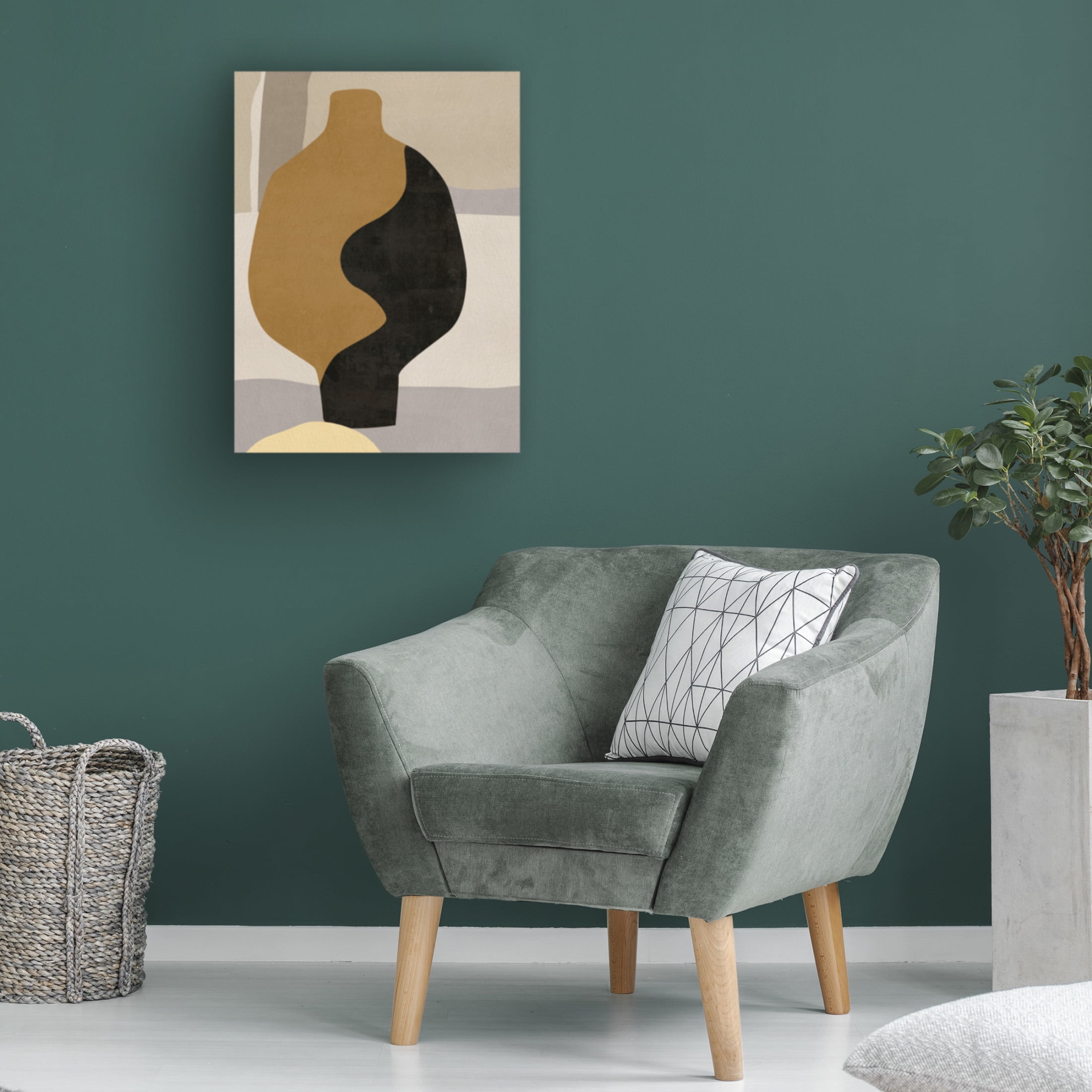 Trademark Fine Art Melissa Wang  Cubist Vase II Canvas Wall Art