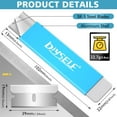 thumbnail image 6 of DIYSELF Utility Knife, 12 Pack Box Cutter Retractable with Single Edge Razor Blade, 6 of 6