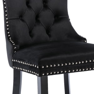 021 Black Velvet, Wood Legs