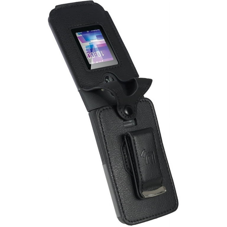 Case for TCL Flip 3 Phone, Nakedcellphone [Black Vegan Case for TCL Flip 3 Phone, Nakedcellphone [Black Vegan