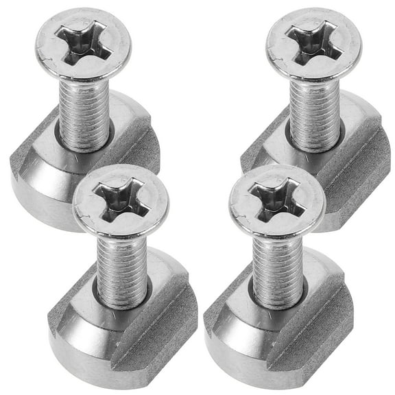 BEADCEST T Rail Bolts Stainless Steel 4Pcs