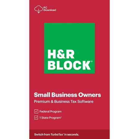 HRB Digital LLC H&R Block Tax Software Premium & Business 2020 (PC Download)