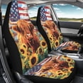 thumbnail image 4 of XYZCANDO 2 Piece Car Accessories for car Front Seats Car Seat Cover Set Breathable Washable, Truck Vehicle Sedan Car Seat Covers, Sunflowers, 4 of 10