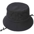 thumbnail image 4 of CoCopeaunts Summer Bucket Hat for Women Drawstring Adjustable Chin Strap Unisex Casual Simple Plain Street Fisherman Hat for Men, 4 of 8