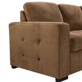 thumbnail image 4 of Haven Deluxe Storage Chaise Sectional Sofa - Brown, 4 of 7