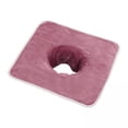 thumbnail image 1 of 4x Toalla De Mesa De De Salón Toalla De Almohada Facial Con Orificio Para El Cuidado De La Piel Rosa, 1 of 8