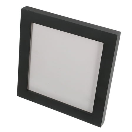 Topbathy 1Pcs Wooden Square Picture Frames Black for Various Settings and Collectors