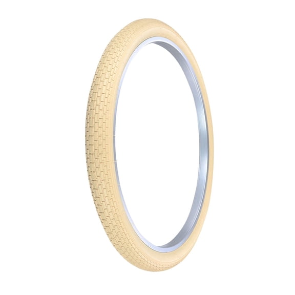•	PRO  Bike Bicycle Beach Cruiser Tire in Size  26 X 2.125 Cream G-5009