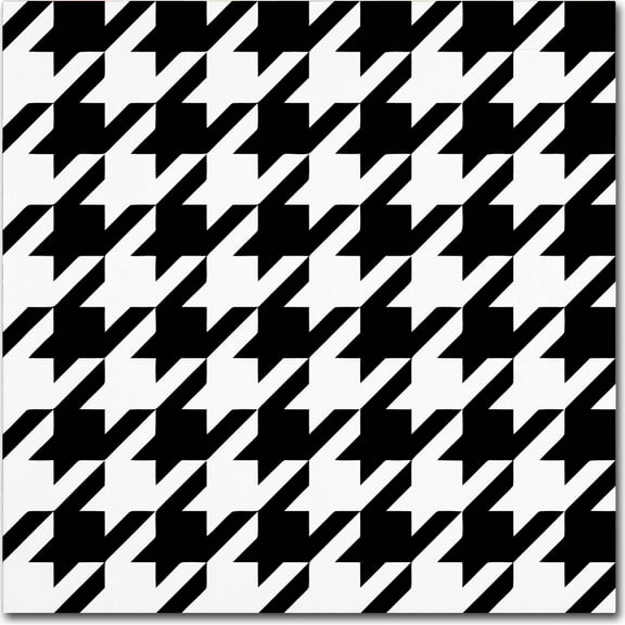 Trademark Fine Art "Xmas Houndstooth 6" Canvas Art by Color Bakery