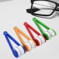 thumbnail image 3 of Mini limpiador de gafas de 12 piezas, dispositivo de limpieza de cepillo de microfibra para gafas (verde, rojo, negro, azul, blanco, naranja), 3 of 5