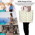 thumbnail image 6 of Kdxio Giraffe And Elephant Casual Tote Bags Women Big Capacity Shoulder Bag for Women Travel Shoulder Bags Handbags, 6 of 6