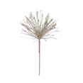 thumbnail image 2 of Glitter Artificial Flower Sprays Picks for Vase Arrangement Holiday Wreath Making, Sparkly Decorative Floral Stems for Table Centerpiece, Gift Wrapping, DIY Craft Supplies, Wedding Party, Rose Gold, 2 of 6