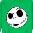 thumbnail image 3 of The Nightmare Before Christmas - Jack Face - Men's Crew Neck Fleece Pullover, 3 of 5