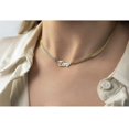 thumbnail image 2 of VishowCo Custom Name Necklace Gold Color Stainless Steel Personalized Old English Cuban Chain Nameplate Necklaces For Women Gift-45cm-ROSE GOLD COLOR- 45cm ROSE GOLD COLOR, 2 of 5