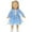 Blue, variant on PEONAVET New Born Doll Clothes, 2 Pcs Born Dress Set for 12-18 Inch Baby Doll, Doll Clothes Accessories Gifts for Girls