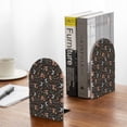 thumbnail image 5 of KLL Cute Deer Print Wood Book Ends for Shelves,1 Pair Wood Bookends Book Holder Stand Decorative, Book Stoppers for Heavy Duty Books CD File Video Games, 5 of 8