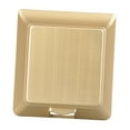 thumbnail image 5 of Switch Cover Outlet Cover Boxes Waterproof Universal Durable Outlet Box Protective Cover Lamp Switch Cover Switch Box for Indoor Outdoor Gold, 5 of 8