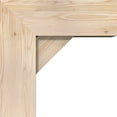 thumbnail image 3 of Ekena Millwork 7 1/2"W x 18"D x 18"H Traditional Block Smooth Bracket w/ Offset Brace, Douglas Fir, 3 of 25