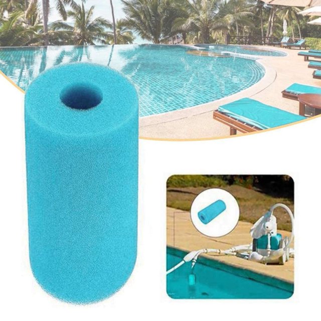 Cartucho de espuma de esponja lavable Filtro de espuma reutilizable para piscina adecuada Wmkox8yii hjk4390
