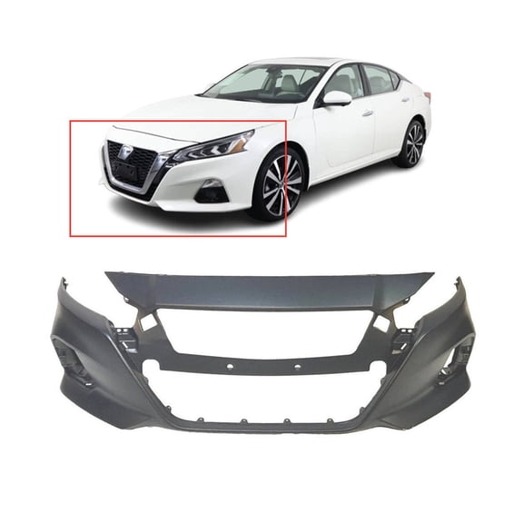 DCP Front Bumper Cover For 2019-2020 Nissan Altima Platinum Edition One NI1000323