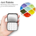 thumbnail image 3 of Portable Mini ,12-Well Empty Watercolor Palette,Small Paint Storage Kits with Magnetic Clip and Oil Pot, A, 3 of 9