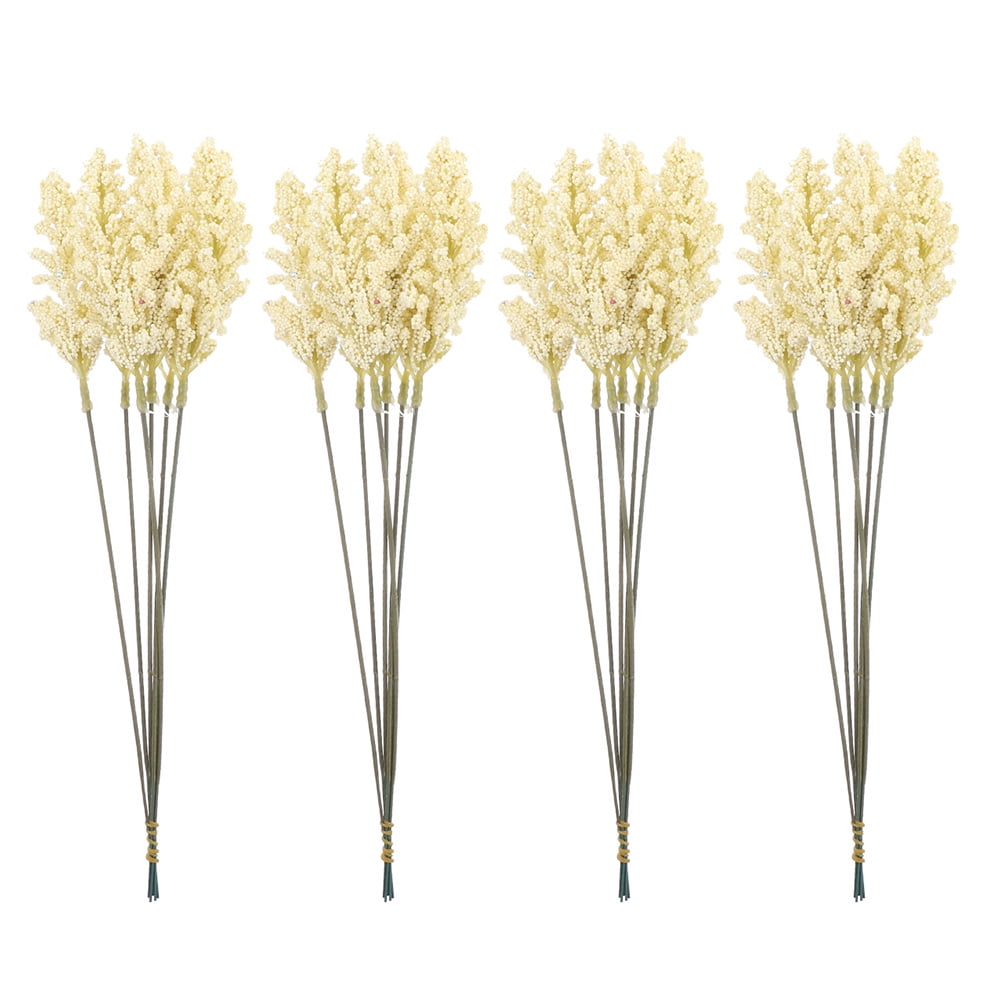 Frcolor Dried Pampas Grass Plumes Artificial Grass Reed Gypsophila
