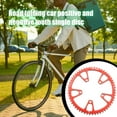 thumbnail image 1 of Vélo de Route Vitesse Fixe Rond Résistant à l'Usure Lien Épaissir Roue à Chaîne Va Monter; Pièces de Réparation de Pédalier Accessoires Rouge 56T, 1 of 7