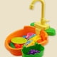 thumbnail image 5 of Vogacara Tiempo de juego divertido con fregadero de cocina, juguetes para niños, juego de rol de simulación, juguete para lavavajillas Juguetes Educativos Naranja, 5 of 6