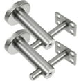 thumbnail image 6 of UNOMOR Staircase Safety Handrail Bracket Silver 2Pcs 3.1X3.1in, 6 of 13