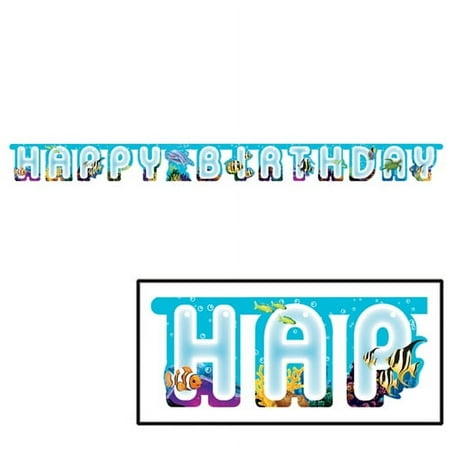 Ocean Party Luau Theme Party Decoration Jointed Banner