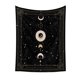 thumbnail image 3 of Dremisland Luna Tapiz de Pared Psicodélico Tarot Astrología Colgante de Pared Luna y Estrella Tapiz Negro Tela de Pared Decoración de Arte para Dormitorio Sala de Estar (Tarot, L/130X150cm) TUNC Sencillez, 3 of 5