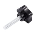 thumbnail image 2 of 20X M8 x 40mm Screws Star Wing Screw Clamp Knob Handle Black, 2 of 7