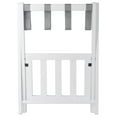 thumbnail image 4 of Winsome Raya Luggage Rack with Shelf, White Finish, 4 of 12