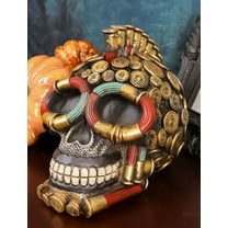 12-Gauge Shotgun Bullet Shell Casings Marauder War Dog Mohawk Skull Figurine