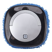 Suodoka Automatic Floor Mopping Robot with Water Tank Vacuum and Mop Cleaning Robot Smart Home Cleaning Appliance Hardwood Floor Sweeper Silver 9.1 inches / 23.1 cm