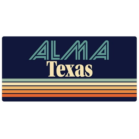 

Alma Texas 5 x 2.5-Inch Fridge Magnet Retro Design