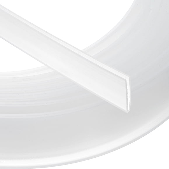 Uxcell U Channel Edging Trim, 26.2 ft Sheet Metal Edge Guard Protector Rubber Edge Trim Air Sealed Seal Strip for Panels Car Doors Steel Plates Hatches Table Corners,11.81"Wx0.59"Tx1.57"H ,Clear