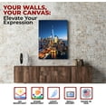 thumbnail image 2 of New York City Canvas Wall Art by Mavis Print- 18x24 inches City Wall Decor | HD Printed & Wooden framed wall art | UV and Water Resistant Modern Architect Wall Decor for Gift | Made in USA, 2 of 5
