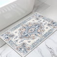 thumbnail image 6 of CCTFS Area Rugs for Living Room Bedroom Dining Room, Machine Washable Large Print Boho Vintage Tribal Aesthetic Carpet, Stain Resistant Floor Cover, Non Slip Low Pile Kitchen Rugs (Blue 2x3ft), 6 of 7