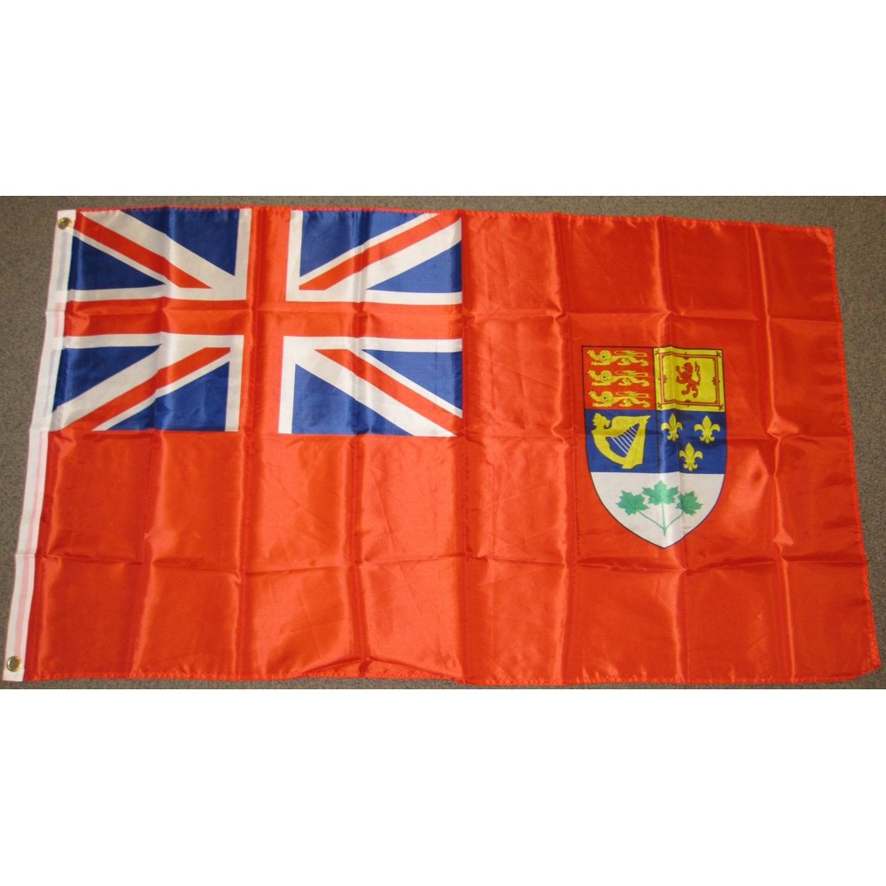 3x5oldcanadaredensignpre1965canadiannavalpolyesterflag