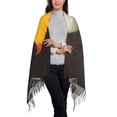 thumbnail image 2 of Sikiie Noble Style Duck Shawl Wraps Big Scarf Tassel Fall Winter Thick Scarf Warm Shawl Women Fall Gifts, 2 of 8
