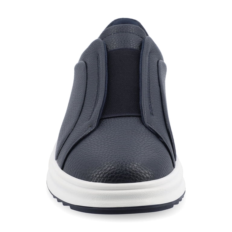 Vance Matteo-WD Slip On Sneakers Mens 10 Navy New Pebble Texture Comfort Shoes Matteo Slip-on Sneaker | Vance Footwear main image 2