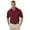 Burgundy, variant on BlueGeneration Men's Il-50 Polo No Pocket - Light Blue Medium Solid