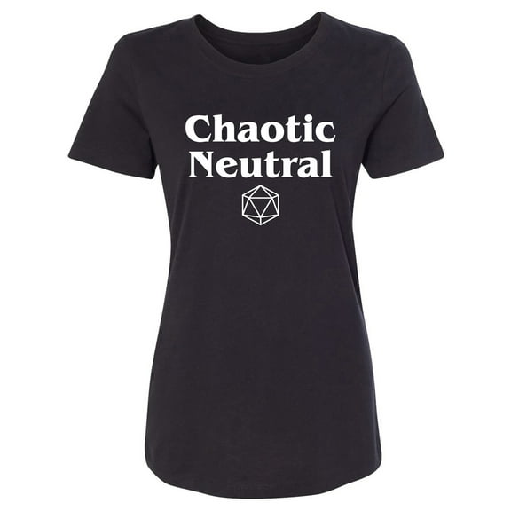 Chaotic Neutral Womens crewneck tee