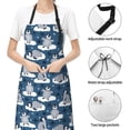 thumbnail image 6 of Picia Snow Penguin Waterproof Apron for Unisex Adult - Adjustable Bib Apron with Pockets, Ideal for Cooking, Gardening, Painting, and Household Chores, 6 of 9