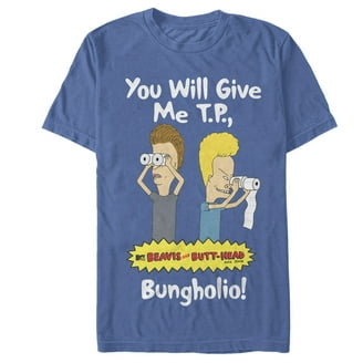 Men's Beavis and Butt-Head Nerd Glasses Graphic Tee Charcoal