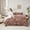 Brown Pink, variant on jejeloiu Abstract Leopard Print 7-Piece Bedding Comforter Set,Rustic Farmhouse King Bedding Sets,Abstract Fulid Art Bed Sheets For Girl,Microfiber Bedroom Decor Reversible