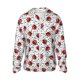 thumbnail image 1 of Fotbe Red Ladybugs On Black Dotted Chaqueta con Protección Solar UPF 50+ para Hombre y Mujer, Camisa con Capucha y Bolsillos-Large, 1 of 7