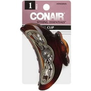 Conair Styling Essentials Large Old Fashioned Design Jaw Clips, 1ct