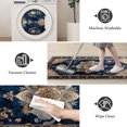 thumbnail image 6 of IsecretJoy Non Slip Kitchen Rugs Sets of 3, Washable Kitchen Mats for Floor Waterproof & Stain Resistant Runner Rug for Kitchen, Laundry Room, Hallway, 6 of 11